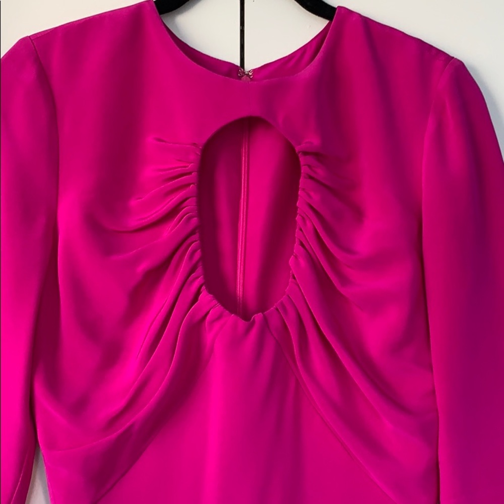 cushnie et ochs bell sleeves gown with circular - Picture 6 of 16